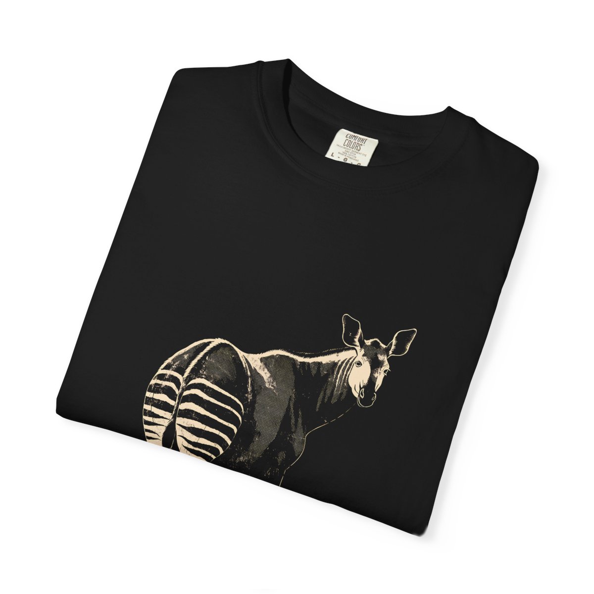 Okapi Tee — Ituri Forest | Garment-Dyed Cotton Forest Giraffe T-Shirt - Image 5