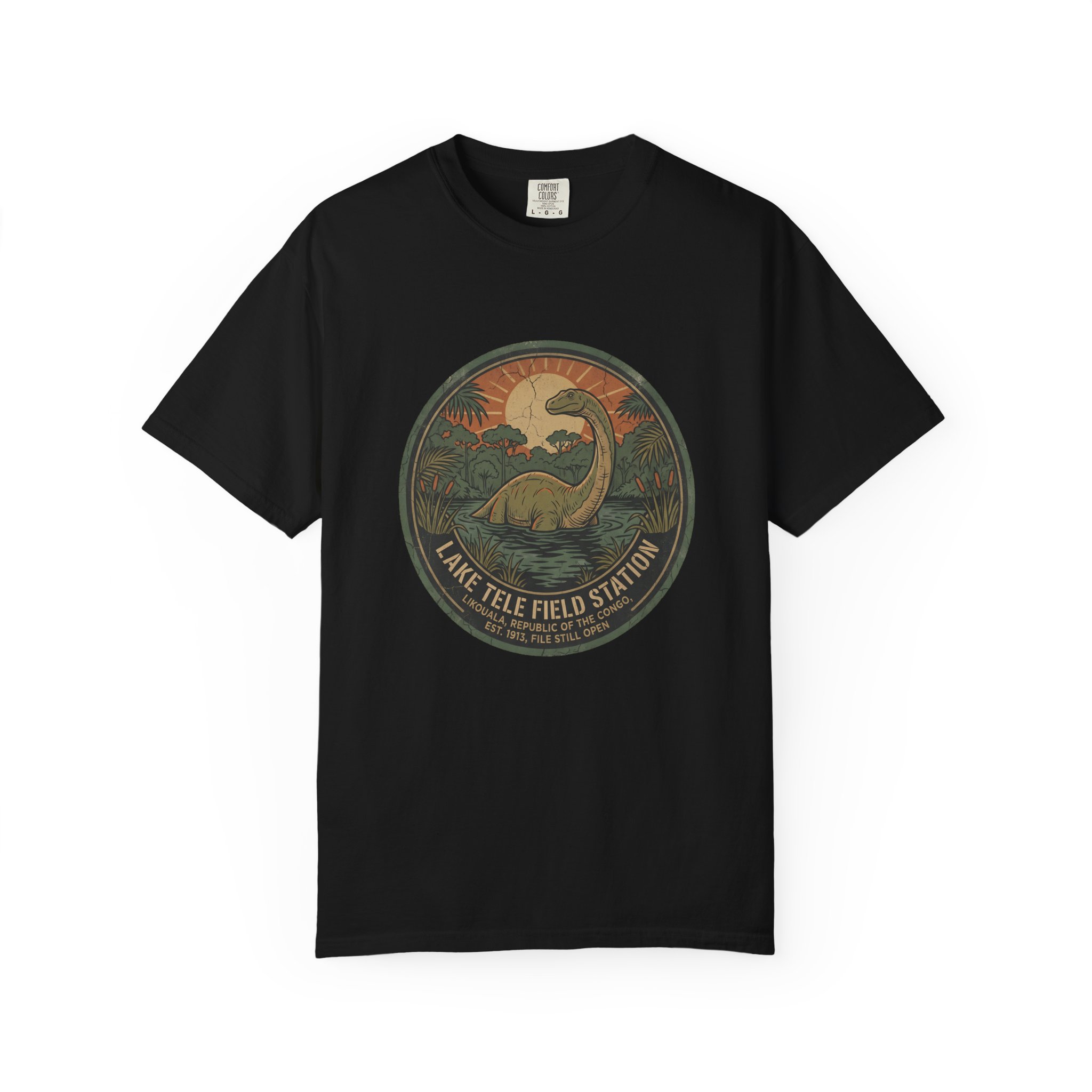Lake Télé Field Station Tee — Mokele-Mbembe - Image 4