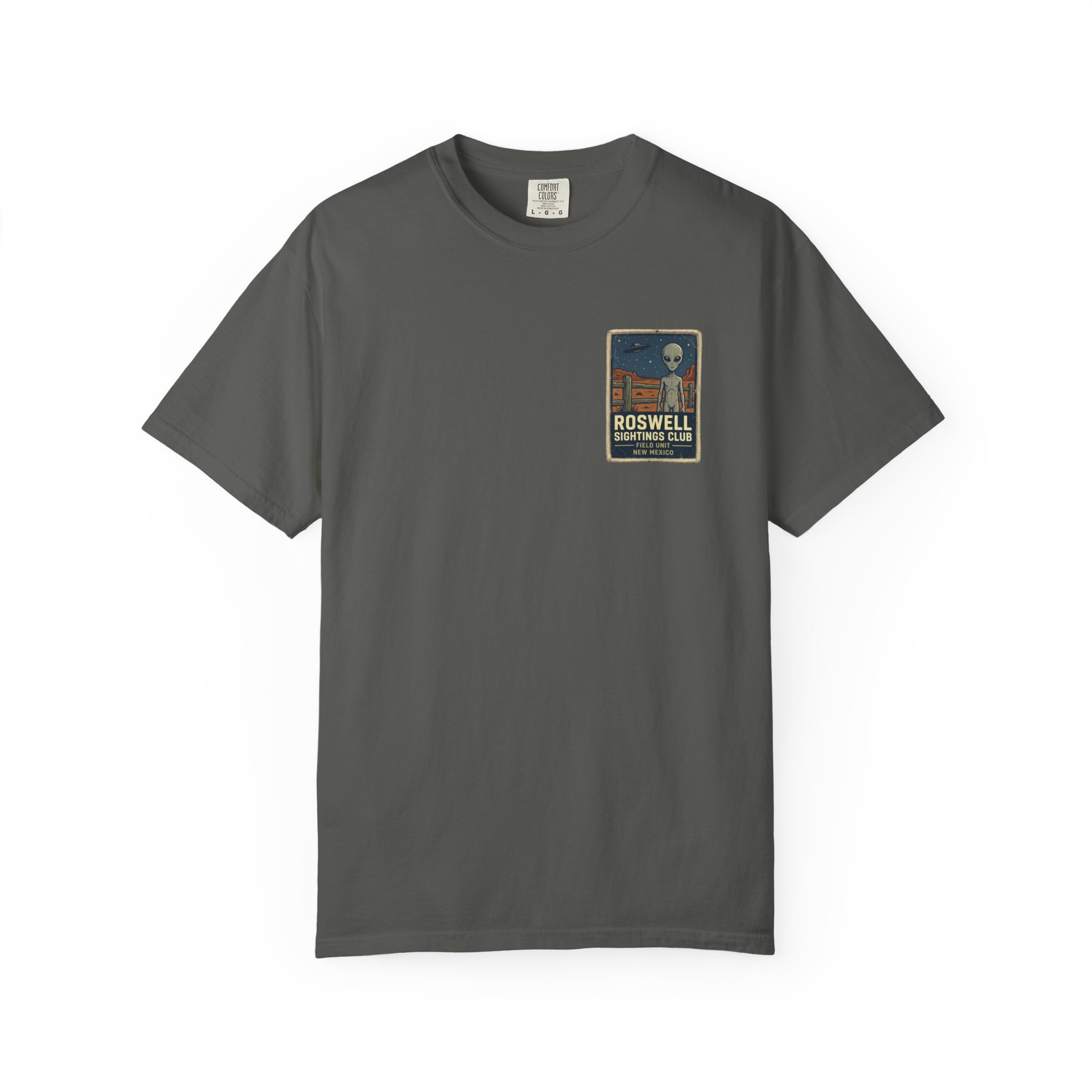Roswell Sightings Club Tee — Grey Alien - Image 6
