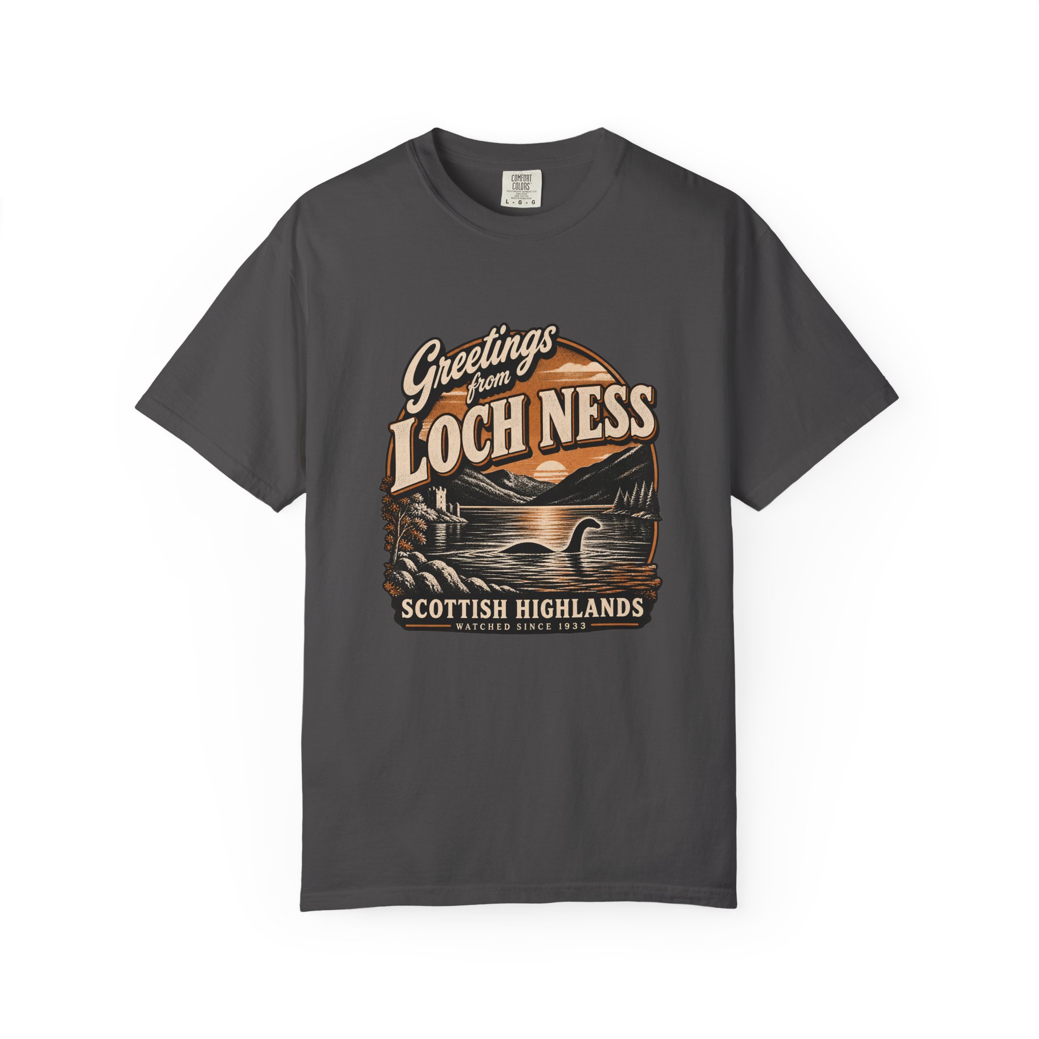 Greetings from Loch Ness Tee — Loch Ness Monster - Image 5