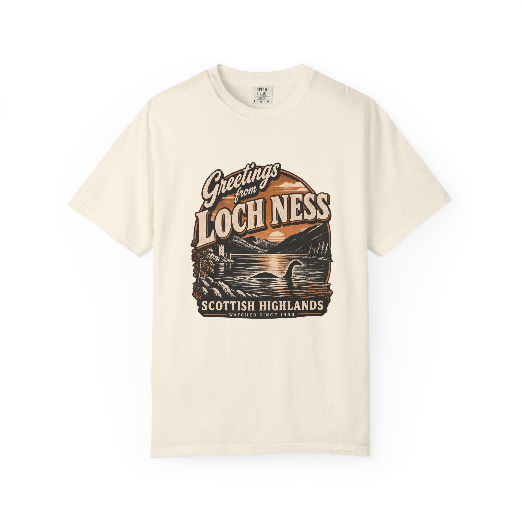 Greetings from Loch Ness Tee — Loch Ness Monster - Image 8