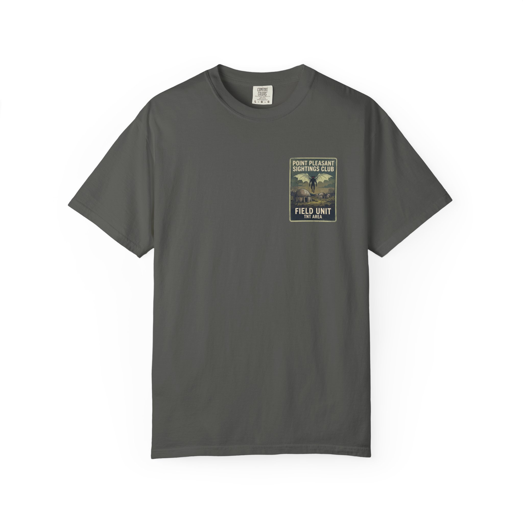 Point Pleasant Sightings Club Tee — Mothman - Image 6
