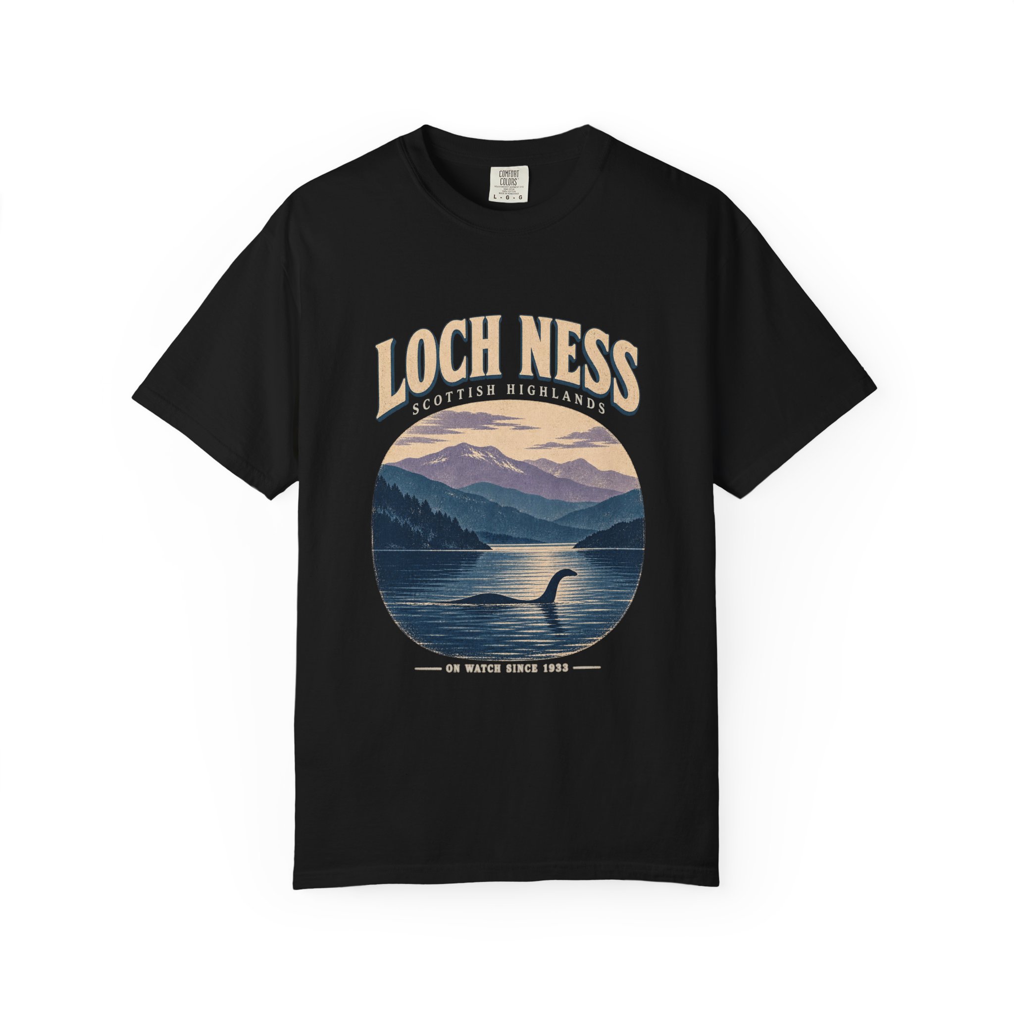 Loch Ness On Watch Tee — Loch Ness Monster - Image 4