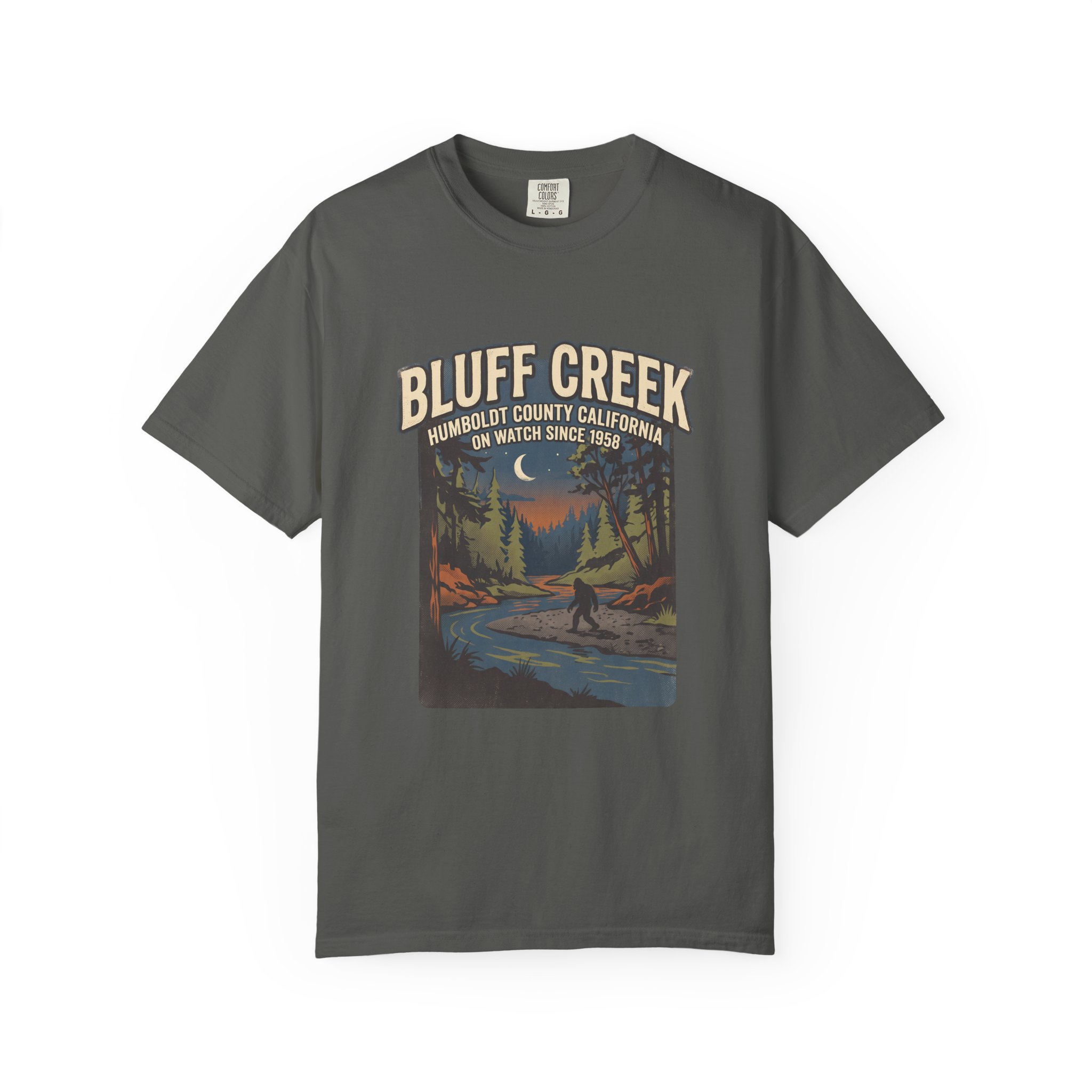 Bluff Creek On Watch Tee — Bigfoot - Image 6