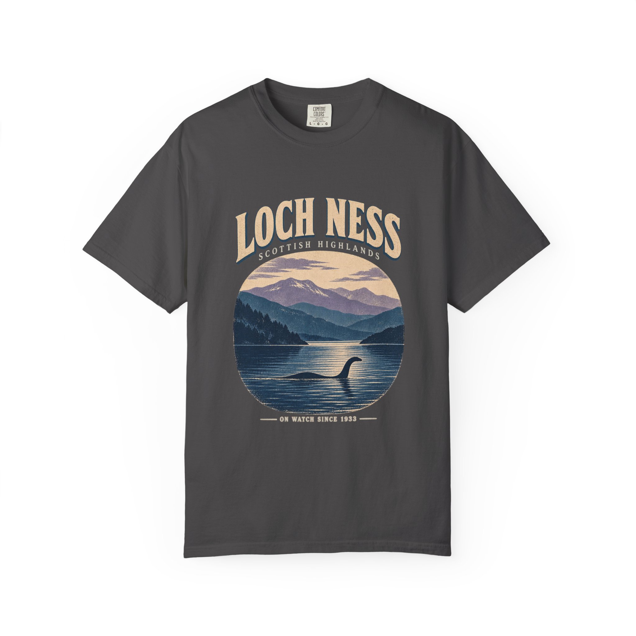 Loch Ness On Watch Tee — Loch Ness Monster - Image 5