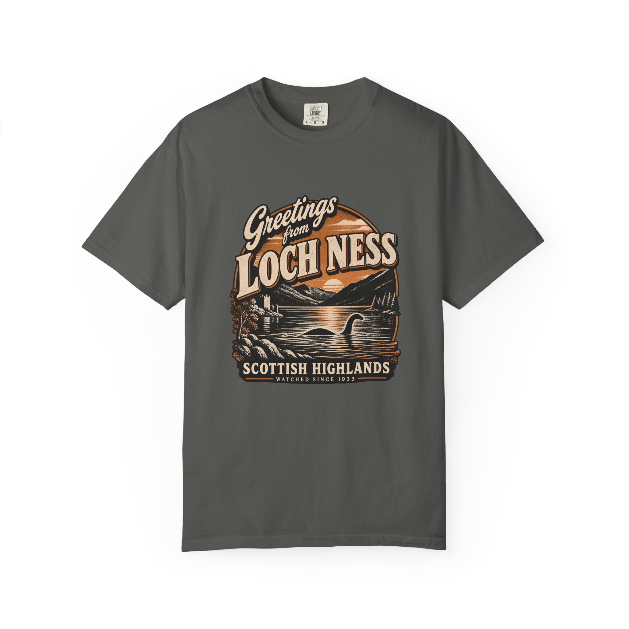 Greetings from Loch Ness Tee — Loch Ness Monster - Image 6