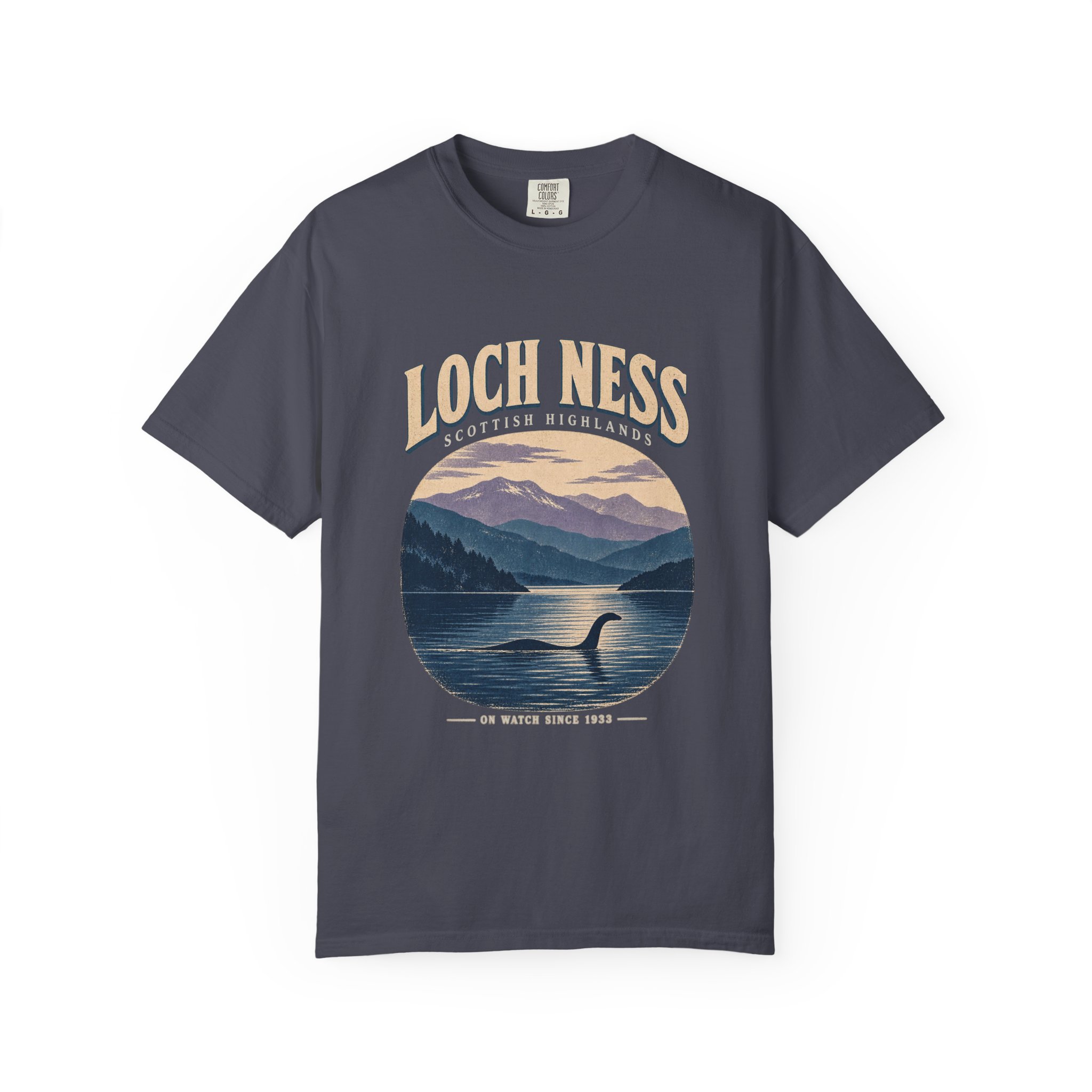 Loch Ness On Watch Tee — Loch Ness Monster - Image 7