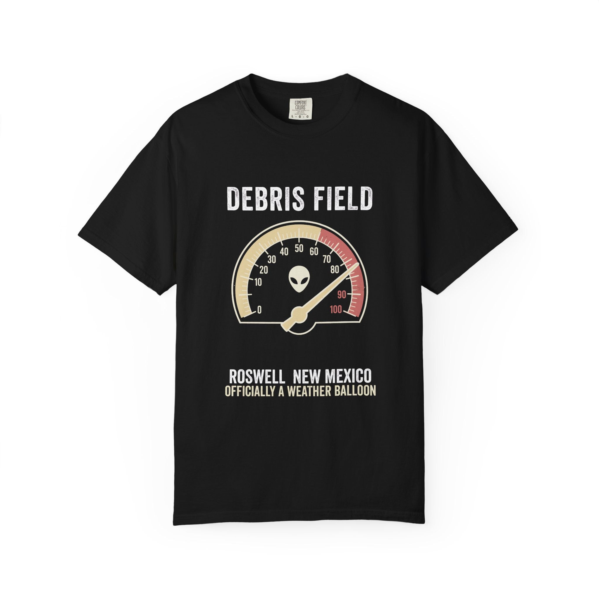 The Debris Field tee in black